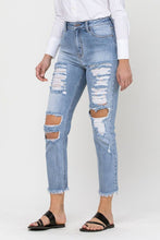 Load image into Gallery viewer, High Rise Distressed Jeans
