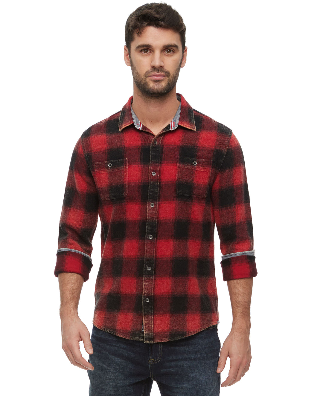 SHAW RED FLANNEL